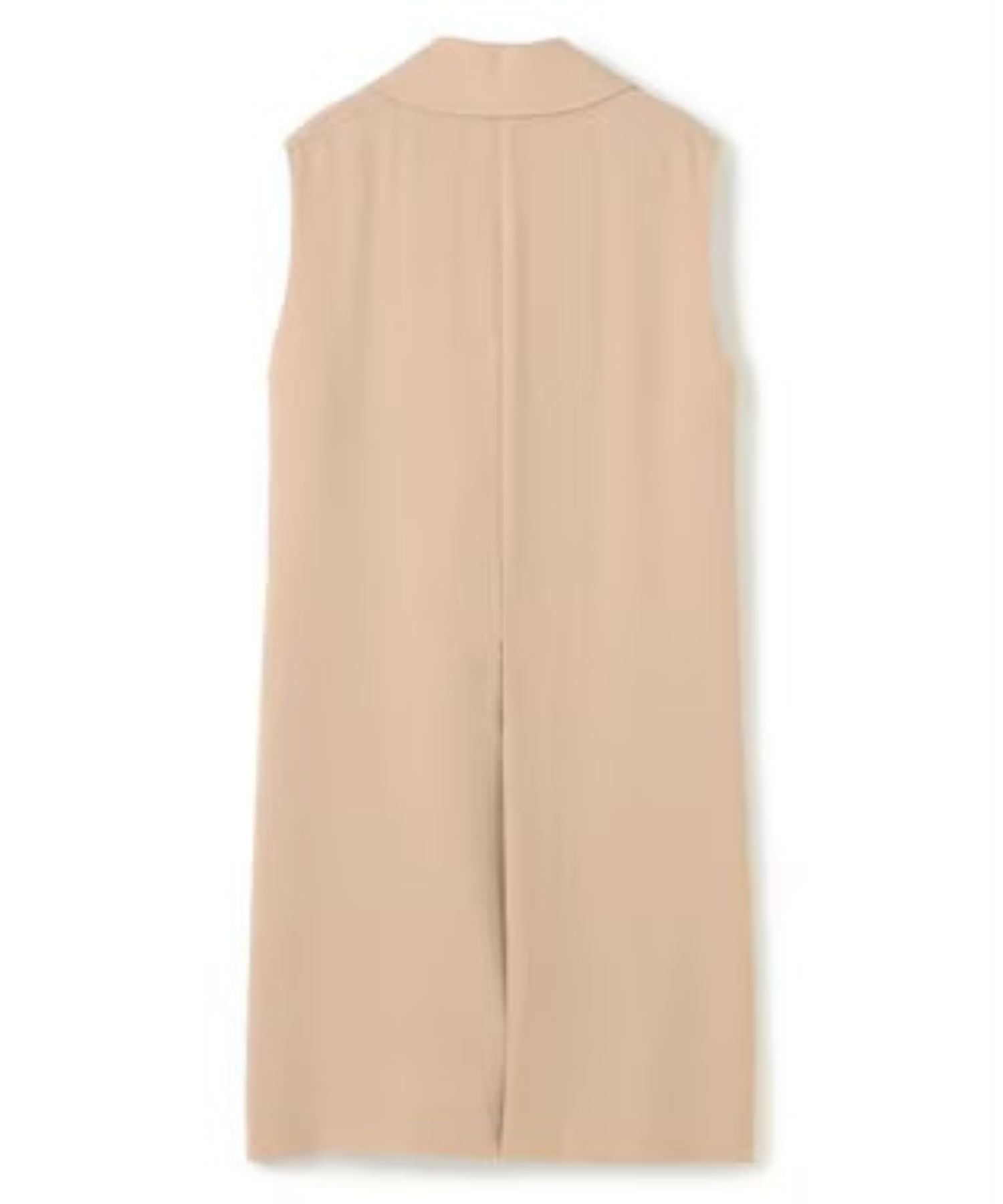 FLEUR / ラップデザインロングジレ (Beige) トリアセテート / 共布ベルト付き / サイドポケット / 軽量 / VRCWGA0214