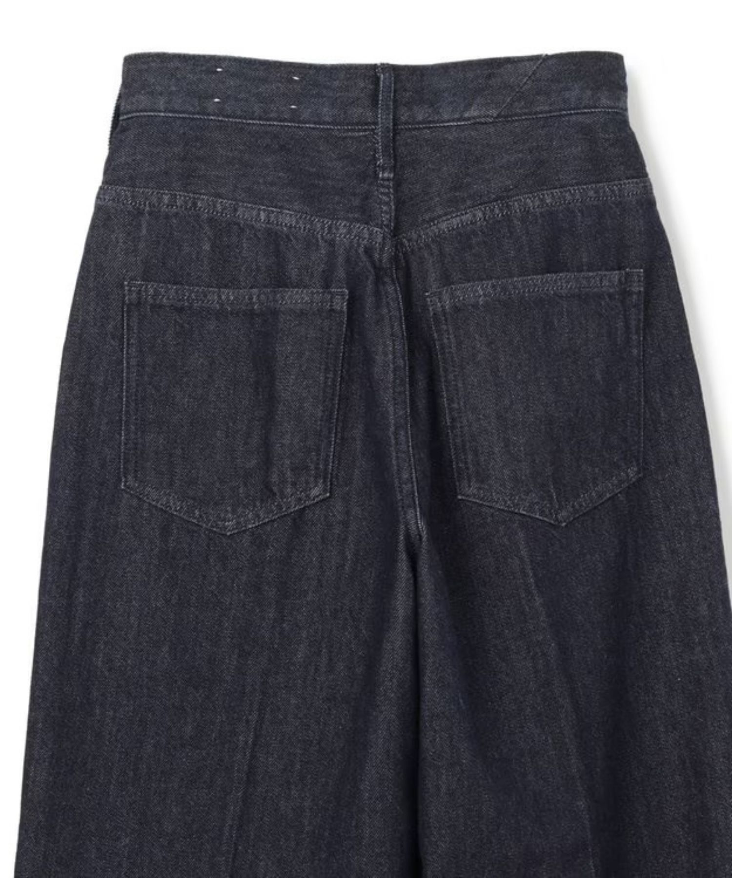 THE SISTER デニムパンツ upper hights × uncrave(リジット)綿 / ワイドシルエット / ハイウエスト / ウォッシャブル / PRUVLS0203