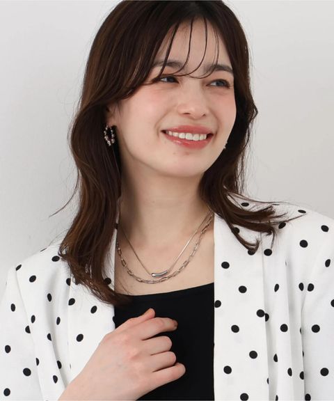 2連チェーンネックレス(シルバー)2点セット/0316190205