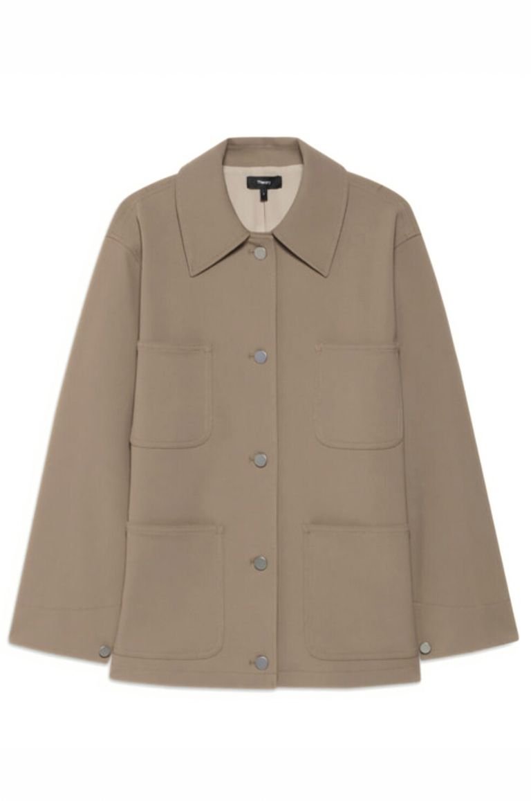 Theory - Neoteric Twill Utility Jacket (ウォルナット) 綿