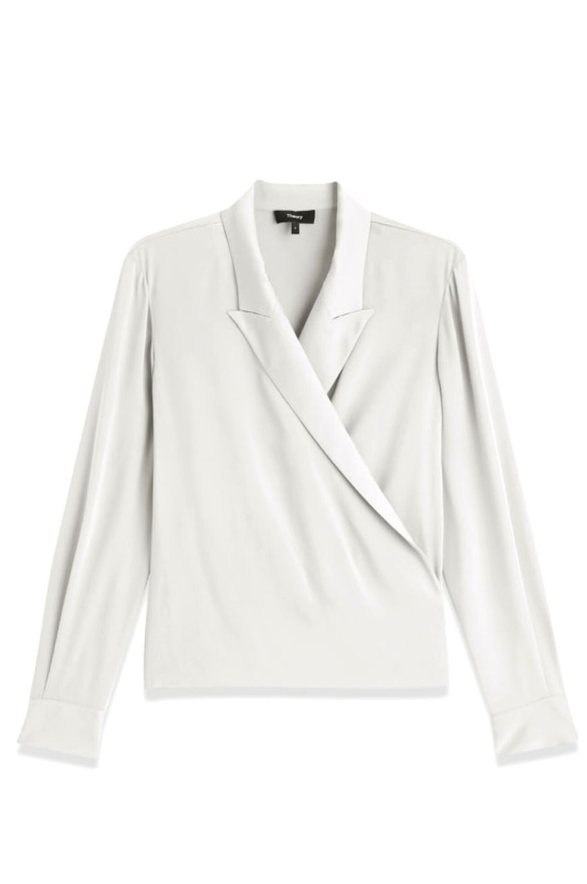 Modern GGT PK Lapel Wrap BL(プラチナ) 絹 / カシュクール / 01-4408202
