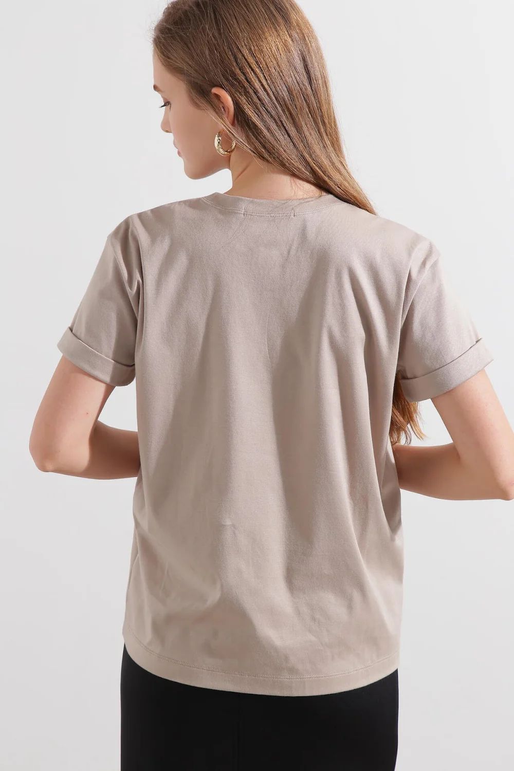 Day dreamTシャツ (ベージュ) / 綿 100% / ストレッチ / ウォッシャブル / 0315160308