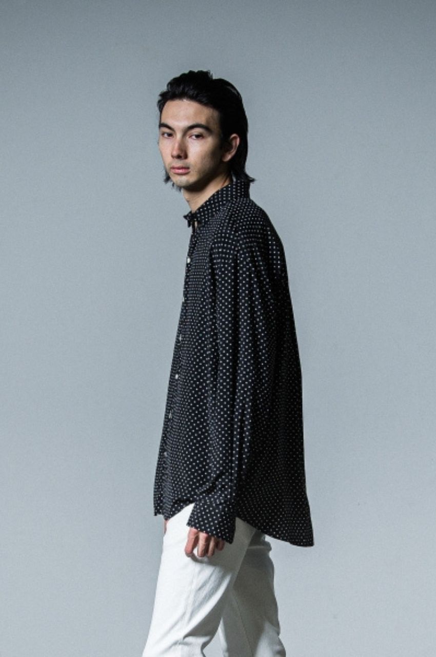 jack shirts (DOT) レーヨン / 薄手 / センターボックスプリーツ/ RC33-SH-001-3