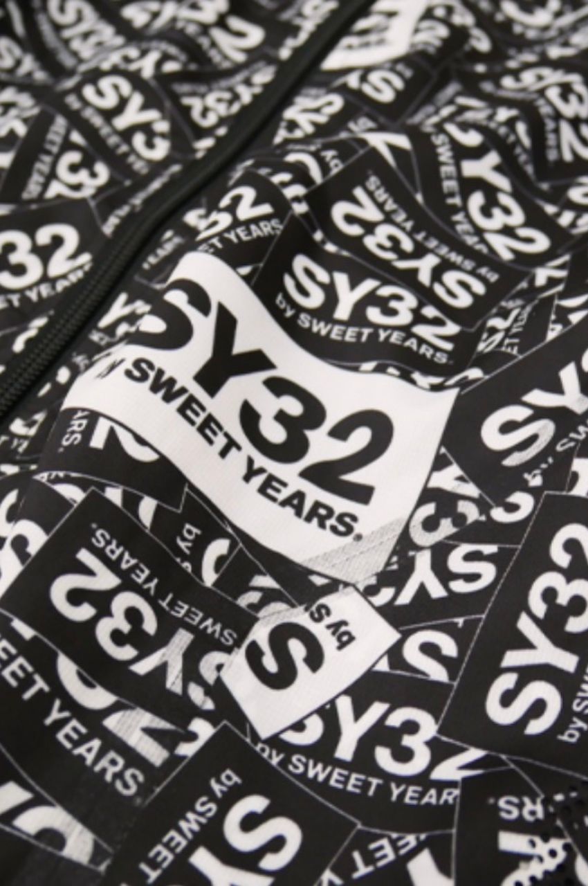 SY32 by SWEET YEARS - GRAPHIC BOMBER JK/ボンバージャケット | LA FEMME SY32 by SWEET YEARS - GRAPHIC BOMBER JK/ボンバージャケット | LA FEMME