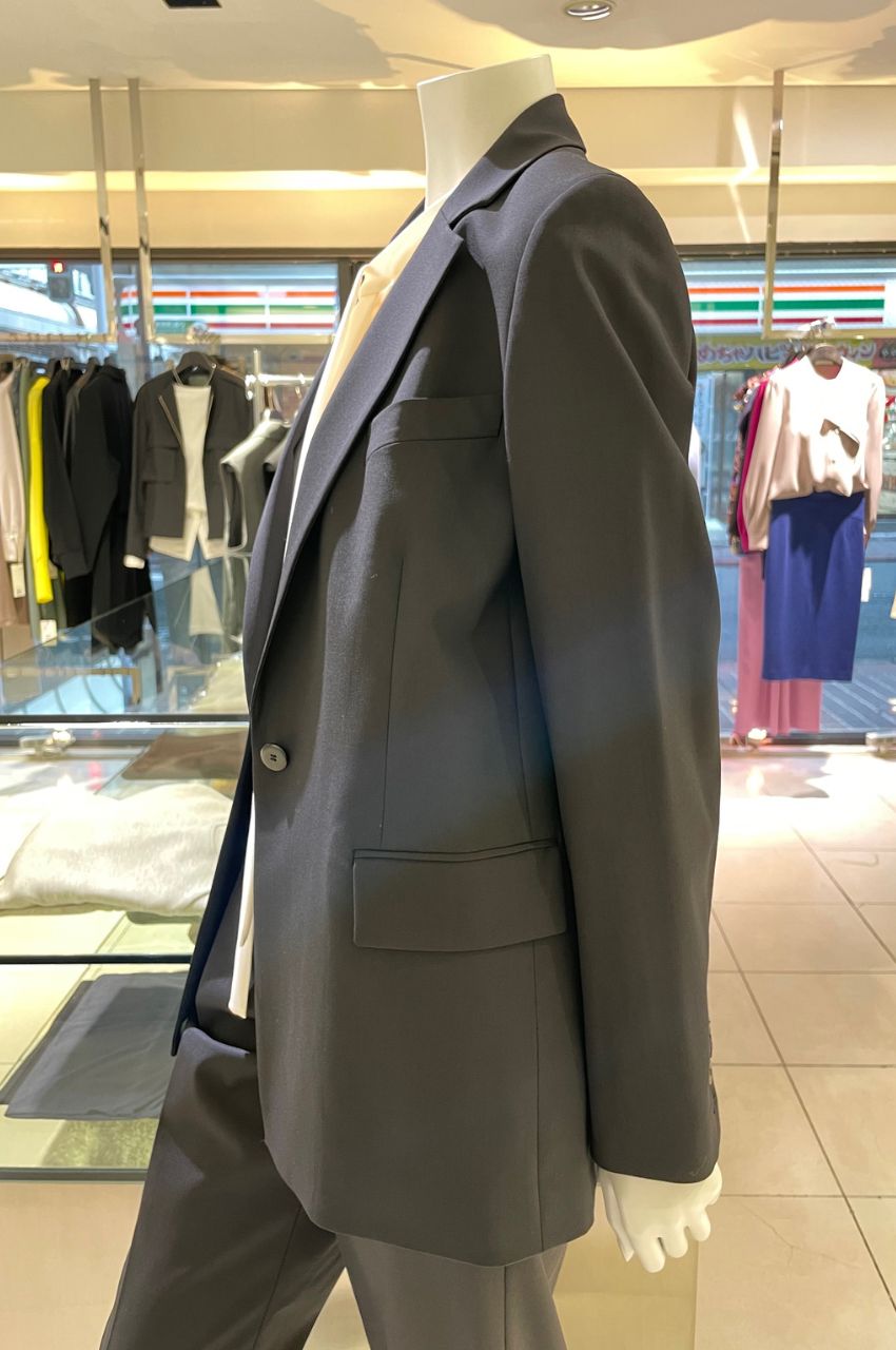 TRACEABLE WOOL OS SB JKT/オーバーサイズシングルジャケット