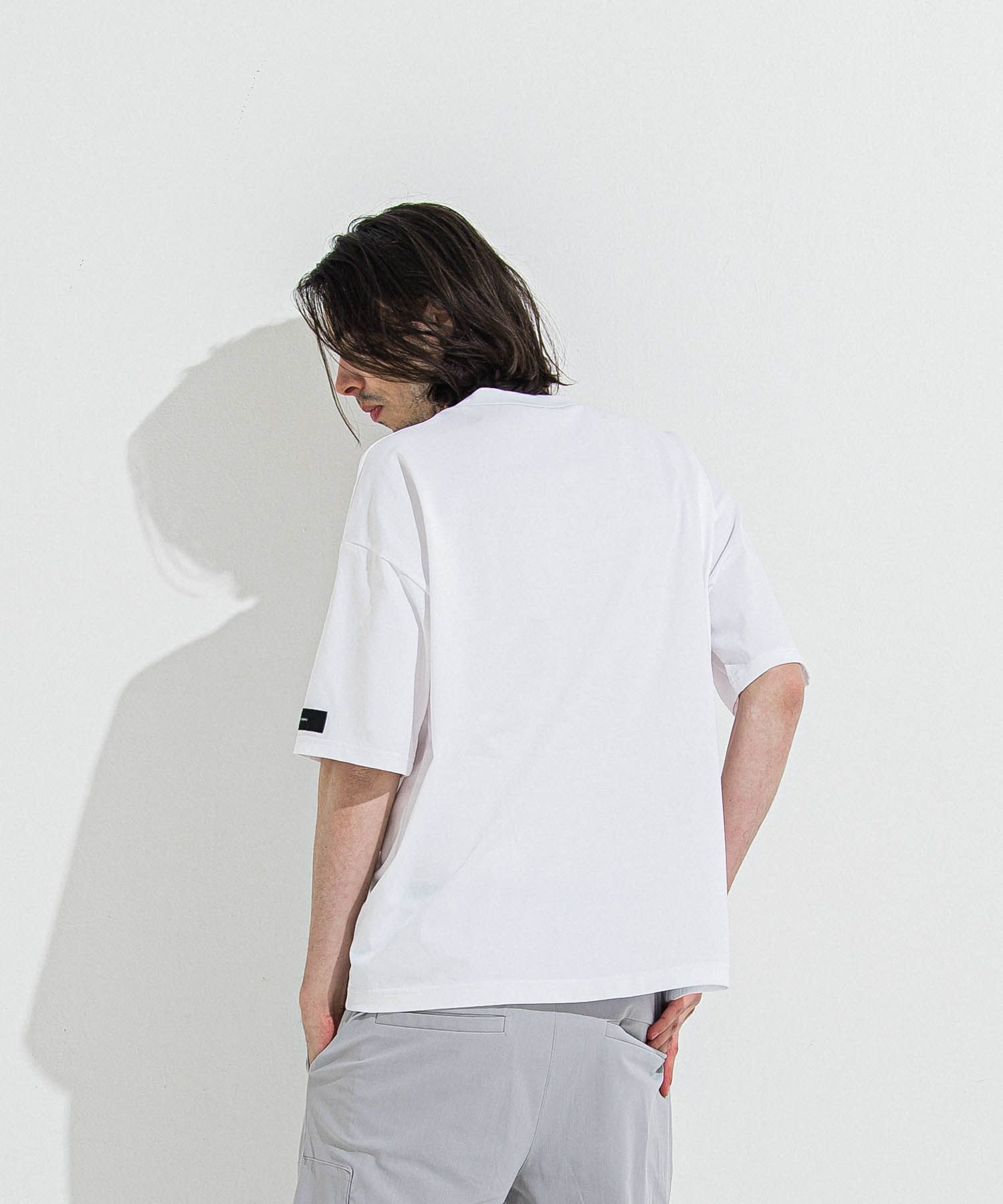 RC OVER  TEE  (WHITE) コットン / 定番RCロゴ/ UVカット / オーバーサイズ / RC36-T-006