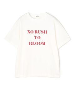 コットンロゴプリント Tシャツ (ホワイト) コットン/ 伸縮性有り / フロントロゴ / 手洗可 / 12-03-62-03201