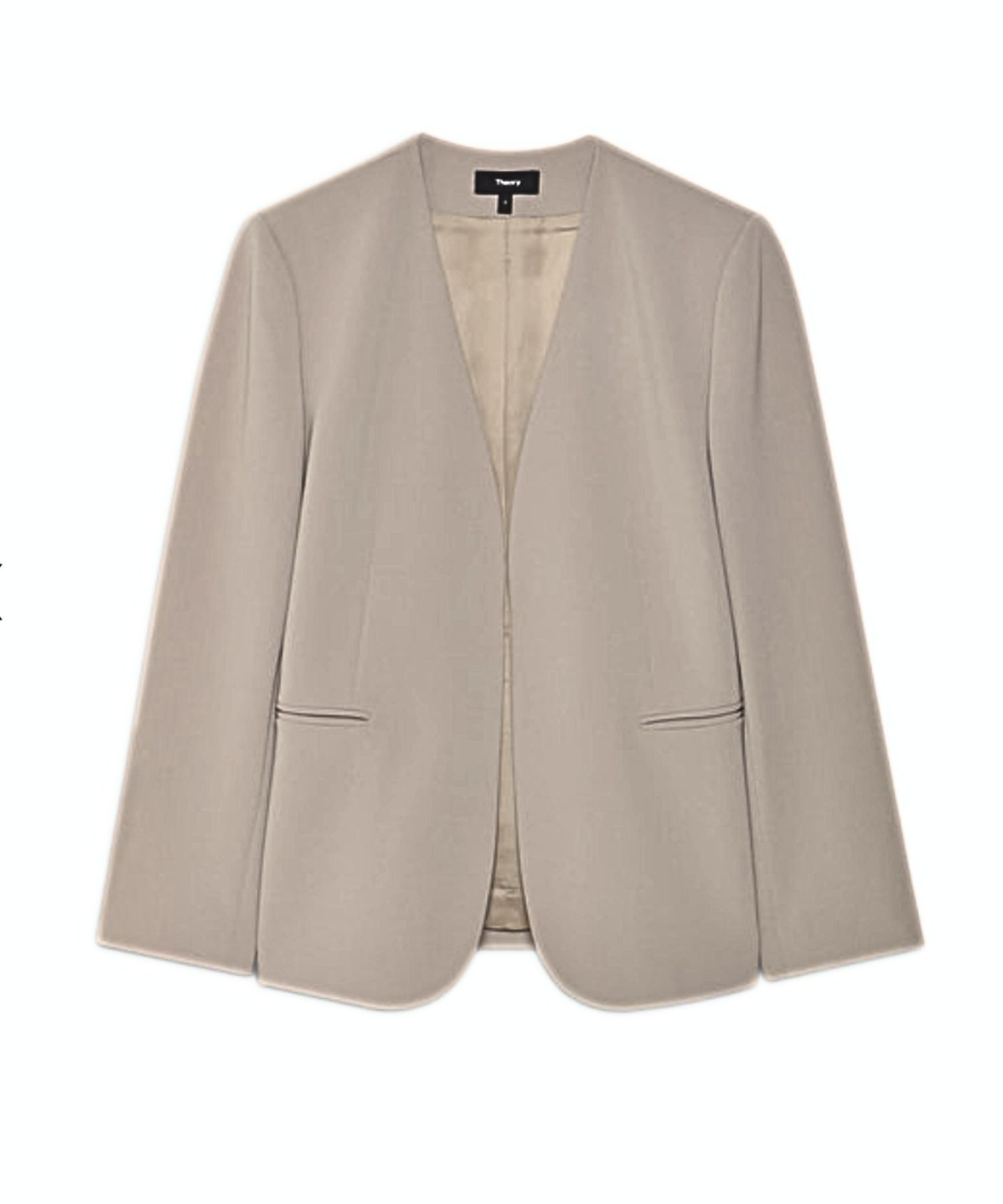 Admiral Crepe Lindrayia Jacket B ( シンダー) トリアセテート /ノーカラー / 裏地有り / 通年 / 01-6104100