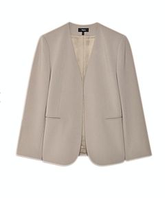 Admiral Crepe Lindrayia Jacket B ( シンダー) トリアセテート /ノーカラー / 裏地有り / 通年 / 01-6104100