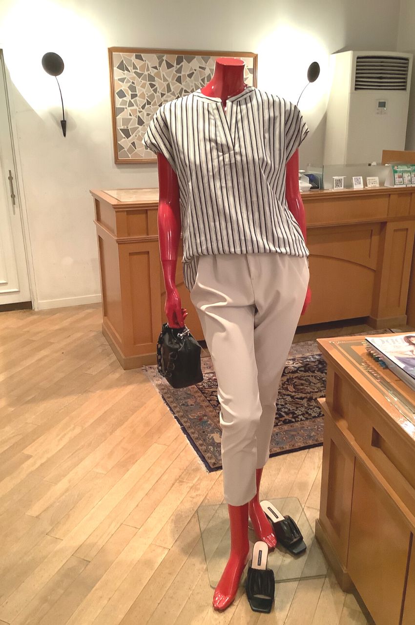 Diego Stripe Easy Popover / ストライププルオーバー