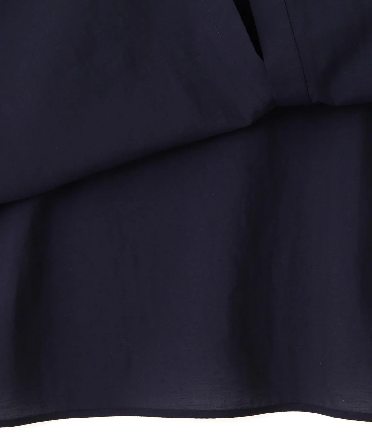 レイヤードシャツワンピース (ネイビー) / ポリエステル 100% / ウォッシャブル / 0315140305