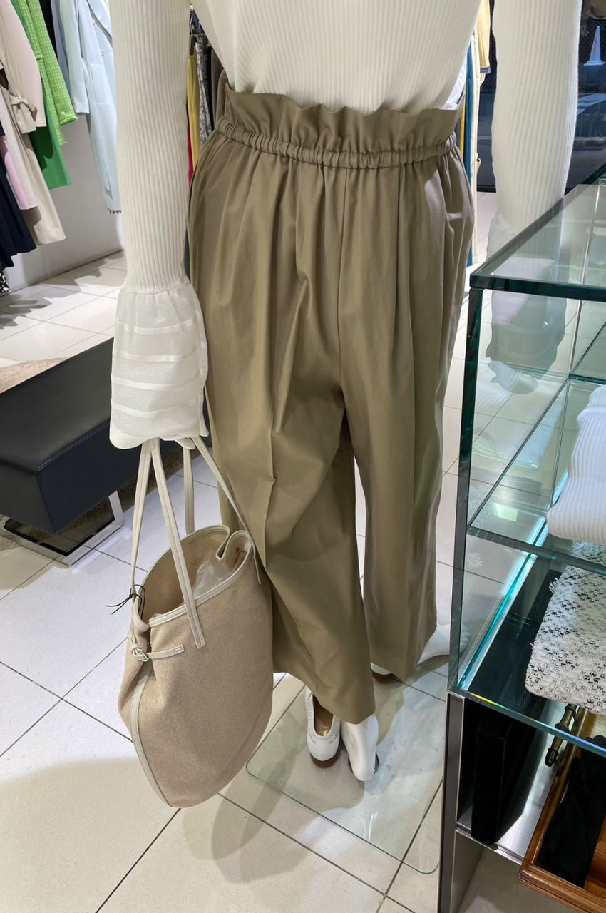 ペーパーバックワイドボリュームパンツ / ウォッシャブル
