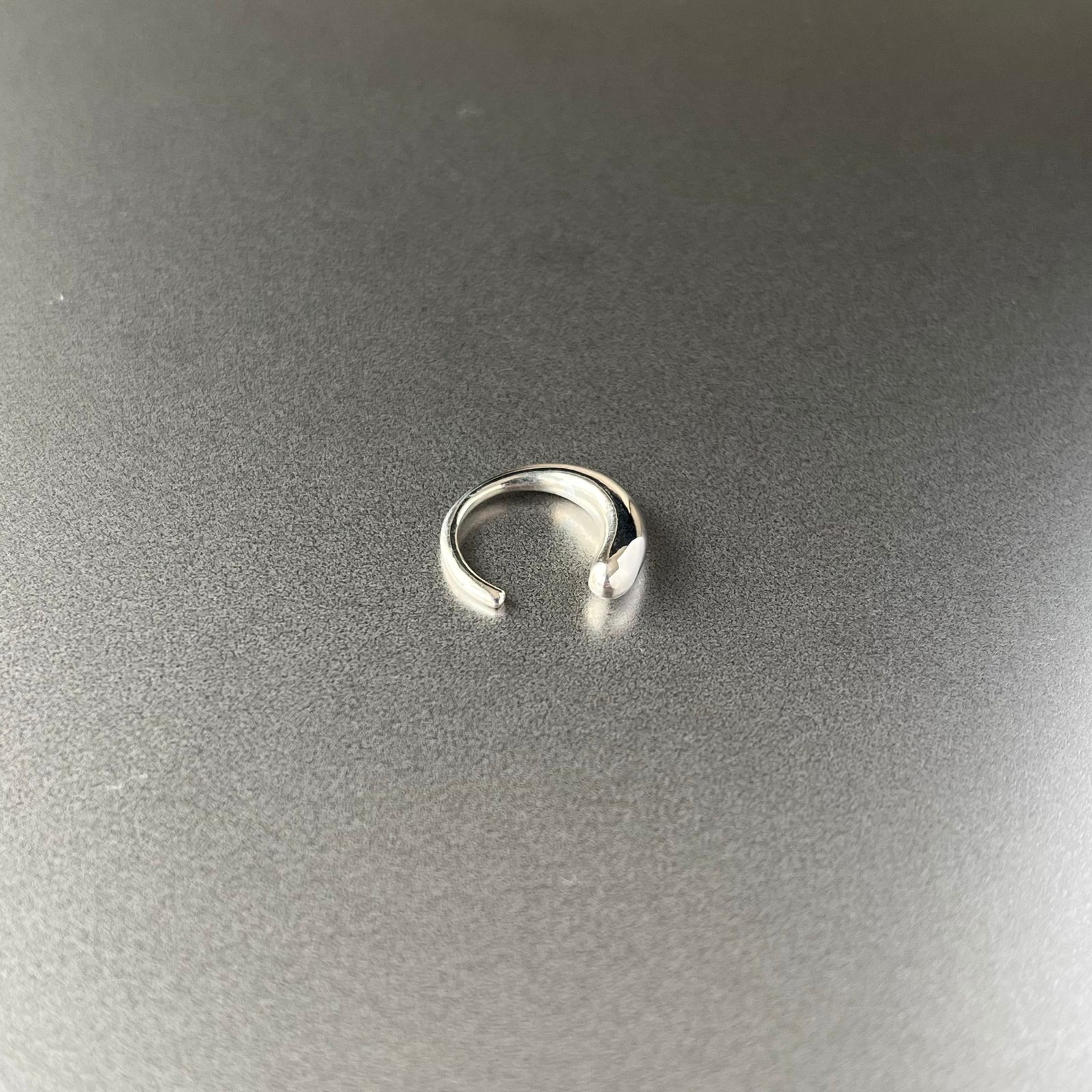 【ASSET SILVER】イヤーカフ・アシンメトリー / シルバー925 / 細身 / 厚み3mm