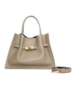 TRERO (トレロ) L/TAUPE/BLACK  / 牛革 / マグネット開閉 / ショルダーストラップ /V-1496