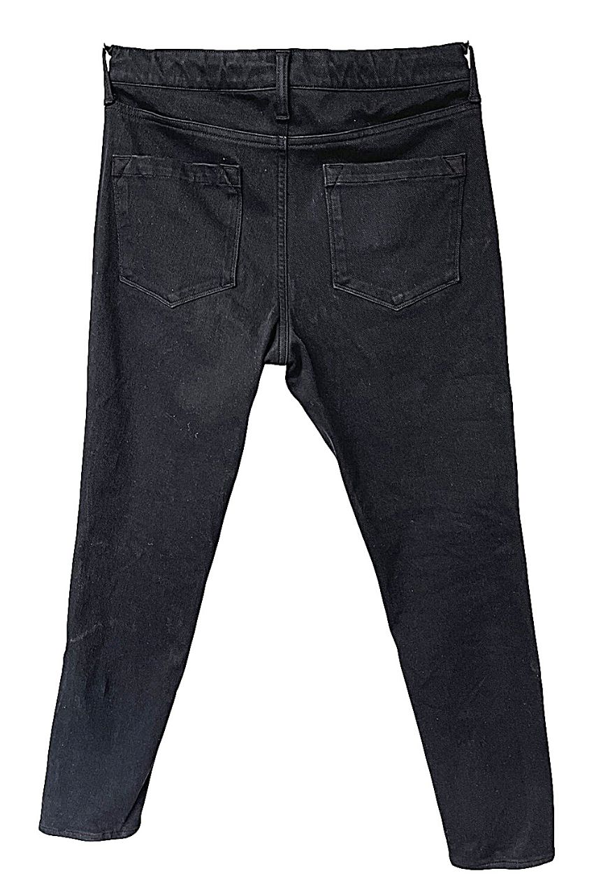 RC20 MICK DENIM JERSEY BLACK / デニムジャージテーパードパンツ