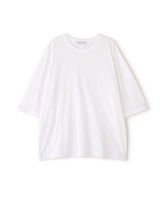 オーバーサイズクールネスTee (WHITE) 綿 / 薄手 / バイオ加工 / UVカット / 接触冷感機能 / 1226212082