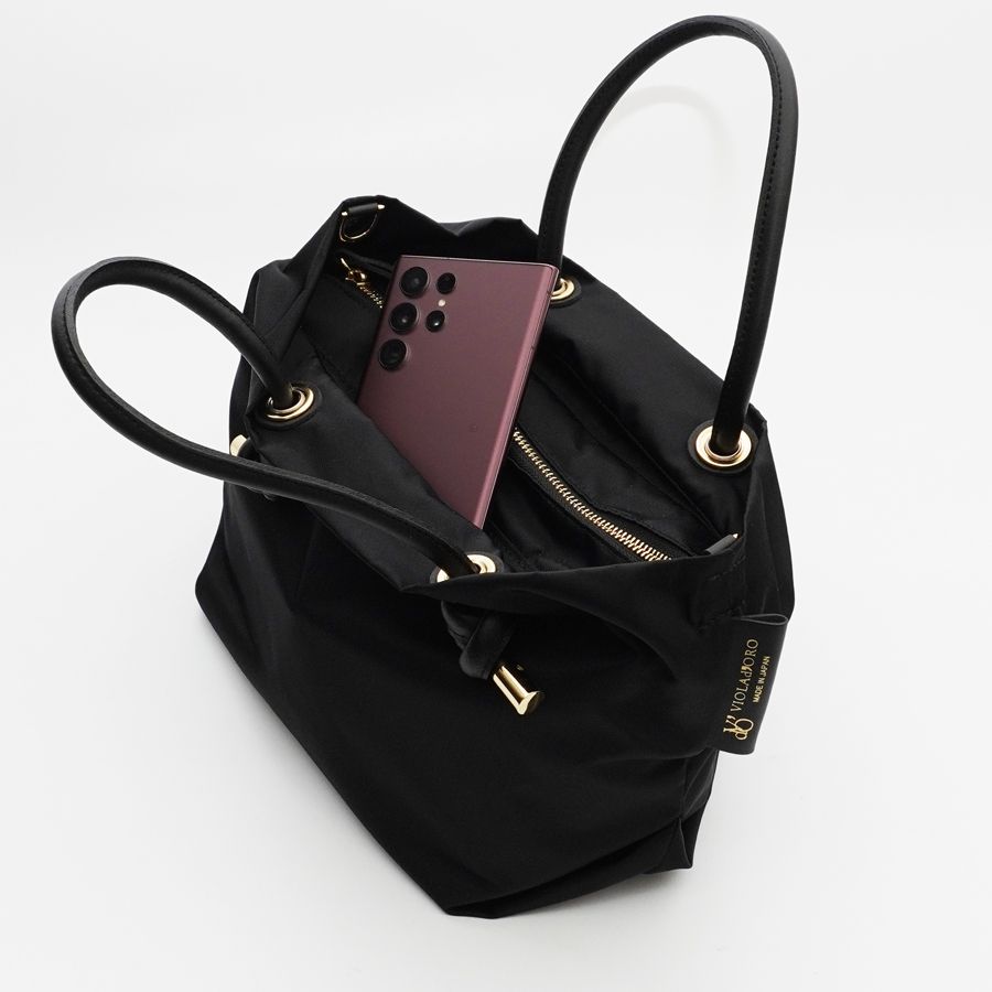 VIOLAd’ORO BIANCA V-2174 ブラック × トープ VIOLAd'ORO - BIANCA / V-2174 / Black × Taupe / ノット