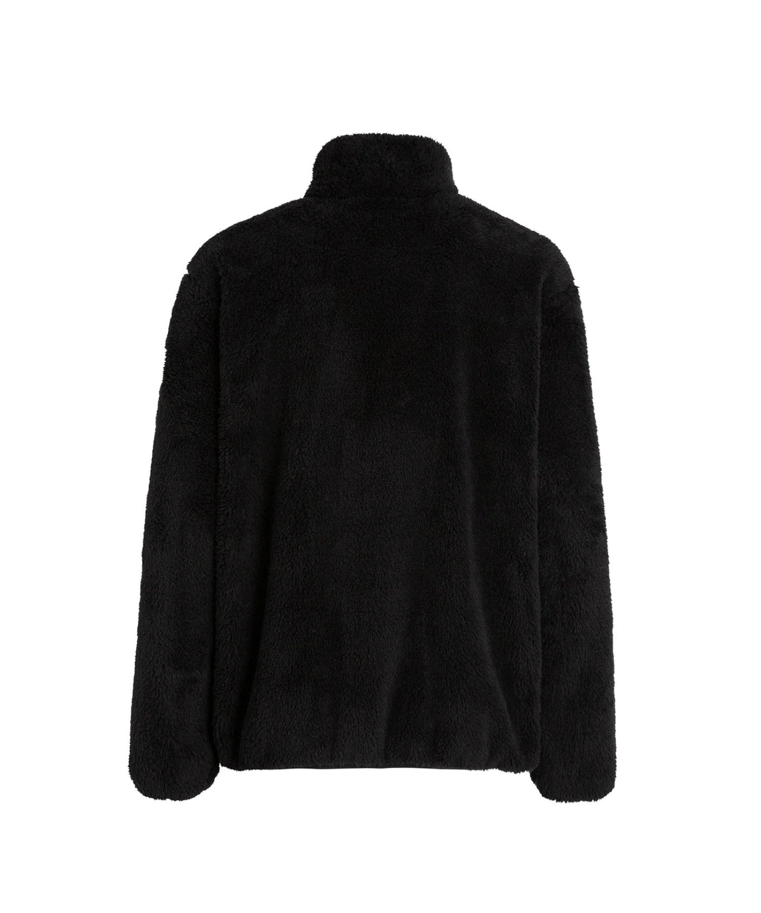 ( MENS) MONREALE モンレアレ ボアブルゾン ( ブラック) ポリエステル / スタンドカラー / ジップアップ / 柔らかい / MJXA0213033588