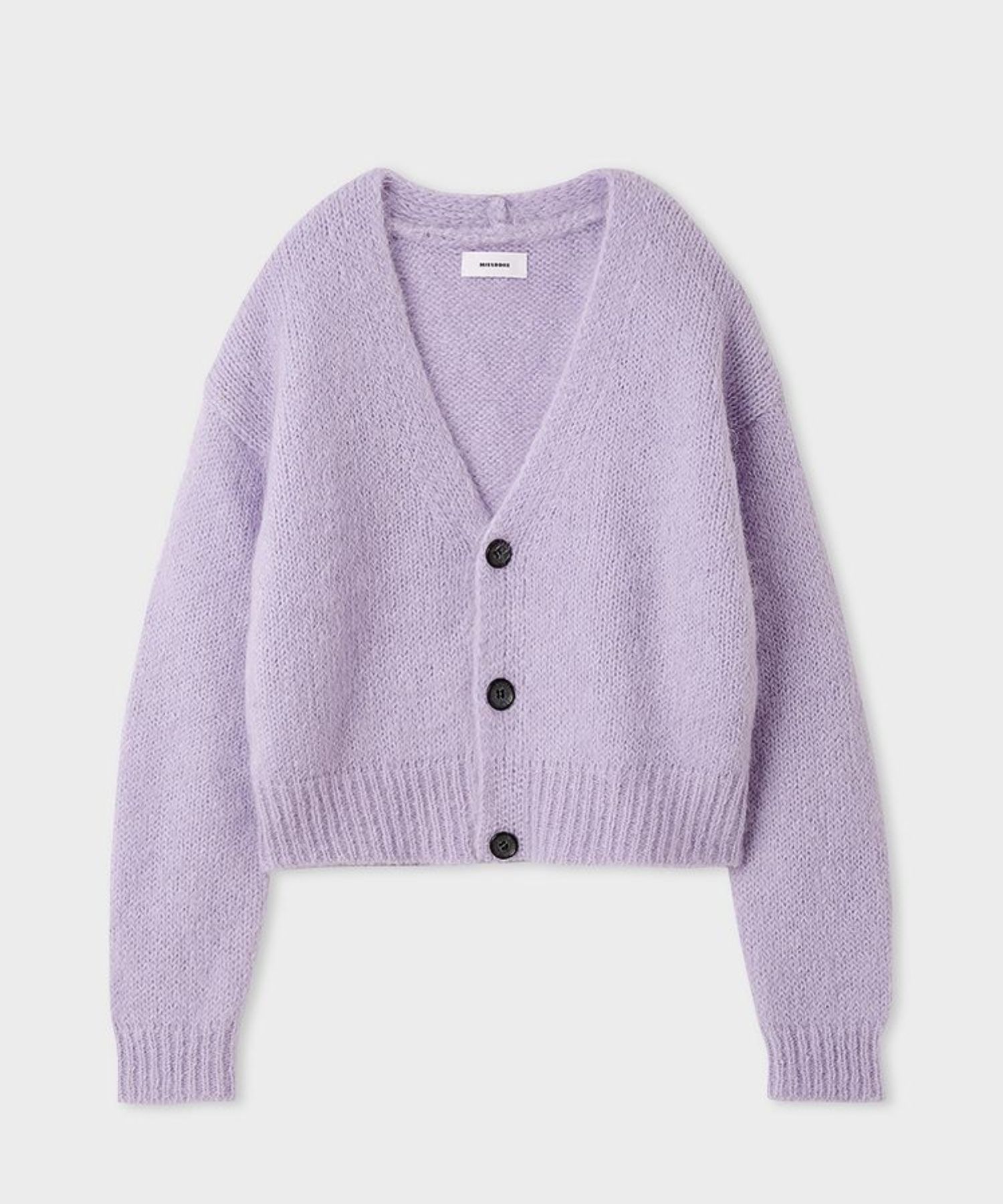 ホリデーシャギーニットカーデ(ラベンダー) モヘア / ショート丈 / MWND255022