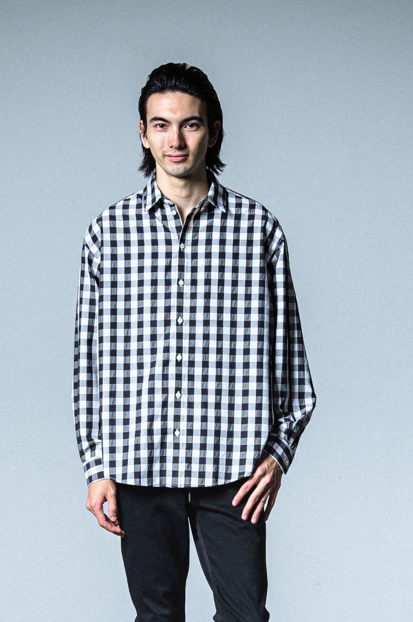 jack shirts (BKCHECK) ポリエステル / 速乾性 / 薄手 / ウォッシャブル /RC33-SH-001-2