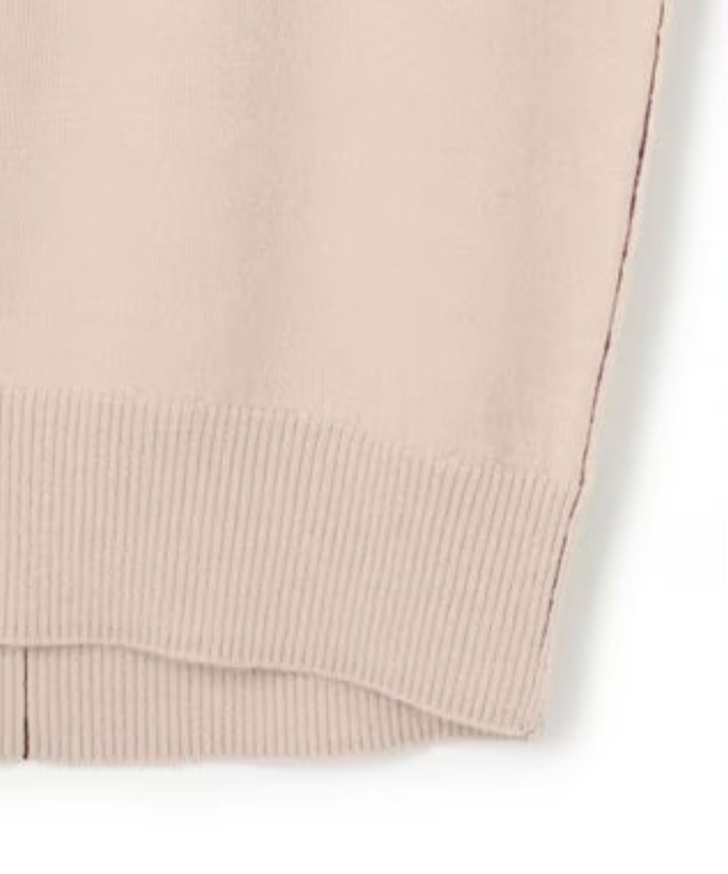 POMPE / ウールカシミヤ配色ラインクルーネックニット (Taupe×Bordeaux ) ウール / 手洗可 / カシミア混 / KRCWGW0400