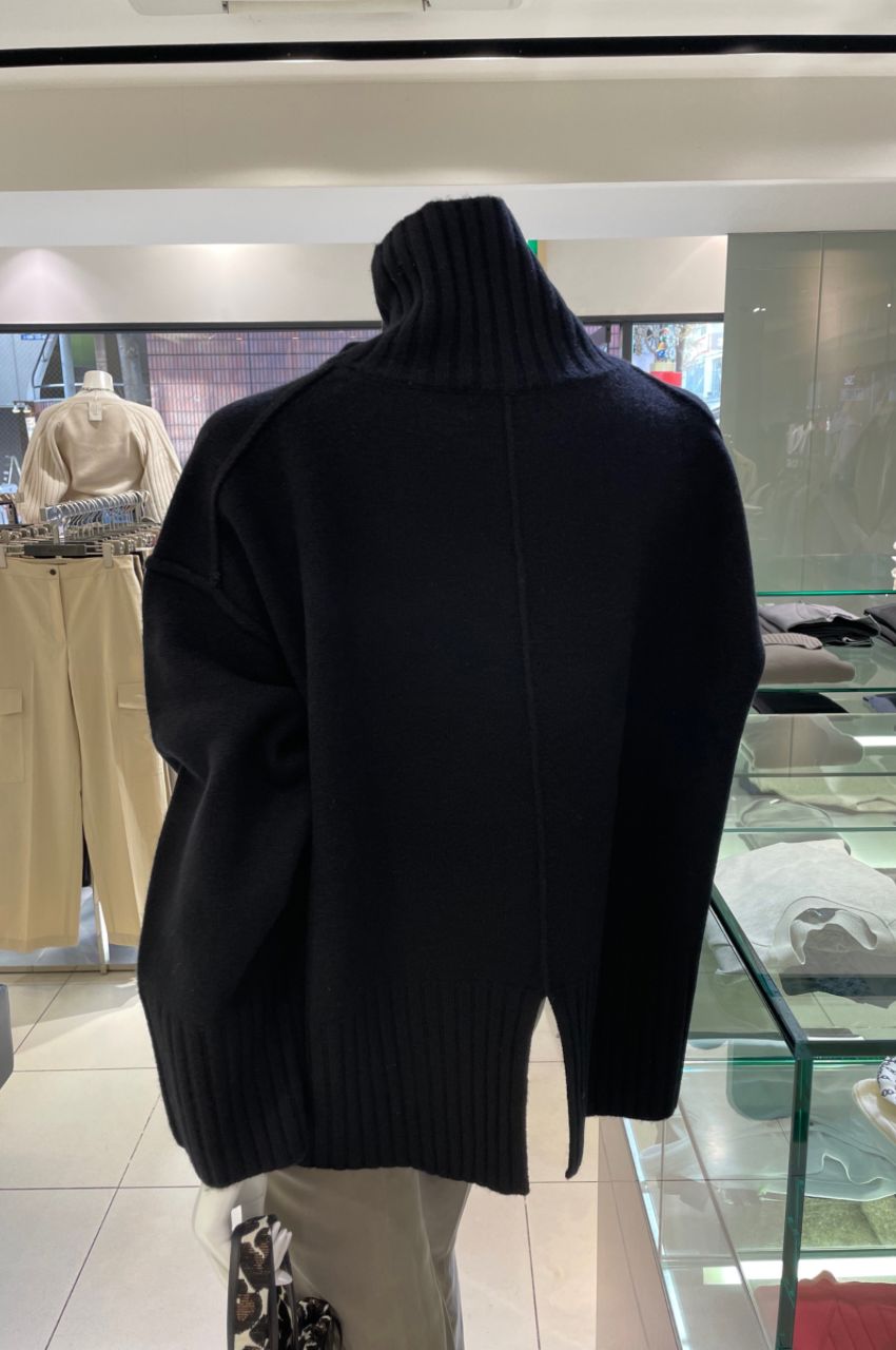 uncrave - MERINO WOOL HIGHNECK KNIT/メリノウールハイネックニット | LA FEMME