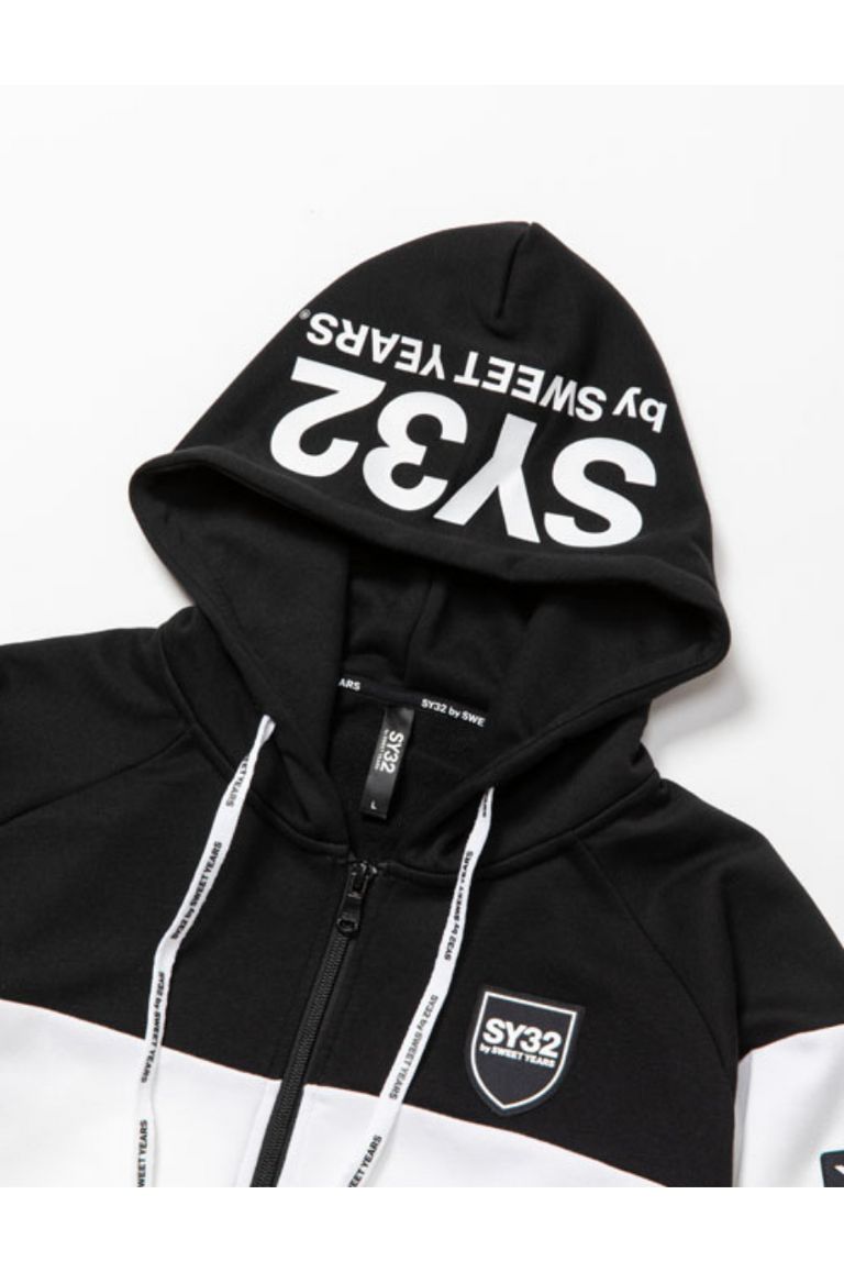 SY32 by SWEET YEARS - EXCHANGE ZIP HOODIE / エクスチェンジジップ