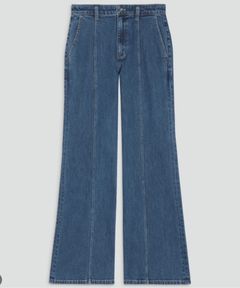 Essential Denim Fluid Flare Jean (オーシャンブルー) 綿 / ウォッシャブル / 手洗い可 / 01-6106408