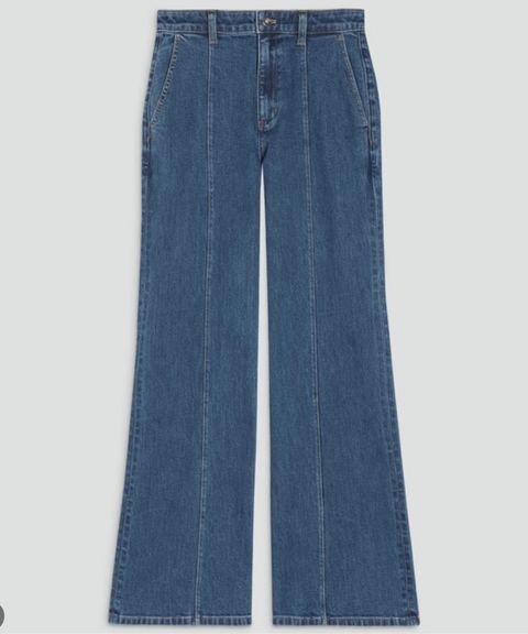 Essential Denim Fluid Flare Jean (オーシャンブルー) 綿 / ウォッシャブル / 手洗い可 / 01-6106408