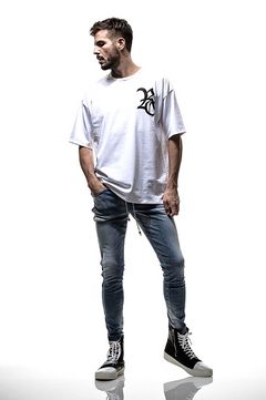 RC ROGO LOOSE TEE BLACK / ビッグシルエットTEE