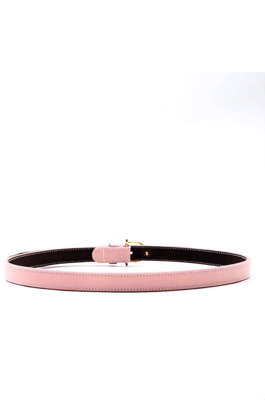 1 SPUR BUCKLES BELT 3005 / ワンシュプールバックルベルト（ブラッシュピンク）牛革 / ブライドルレザー / 厚い / 頑丈 / エイジング / アメリカ製