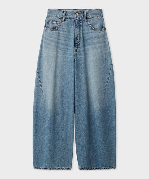 ハイフォルムコクーンデニム(ブルー) 綿 / ウォッシャブル / 手洗い可 / MWFP261030