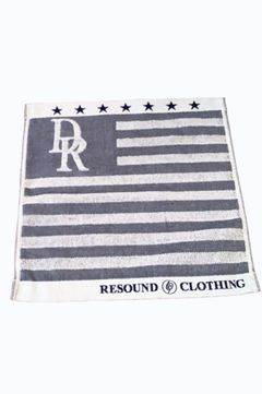 ハンドタオル (ブルー ) コットン / オリジナルフラッグジャガード / 今治 / RC–BASIC–TOWEL