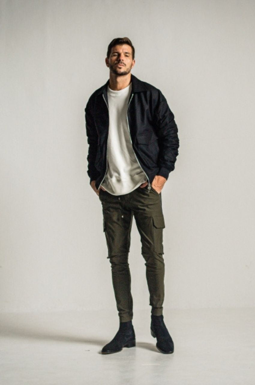 Darrell HEAT cargo PT (KHAKI) レーヨン / ストレッチ / 裏起毛 / ウォッシャブル / RC34-ST-010H