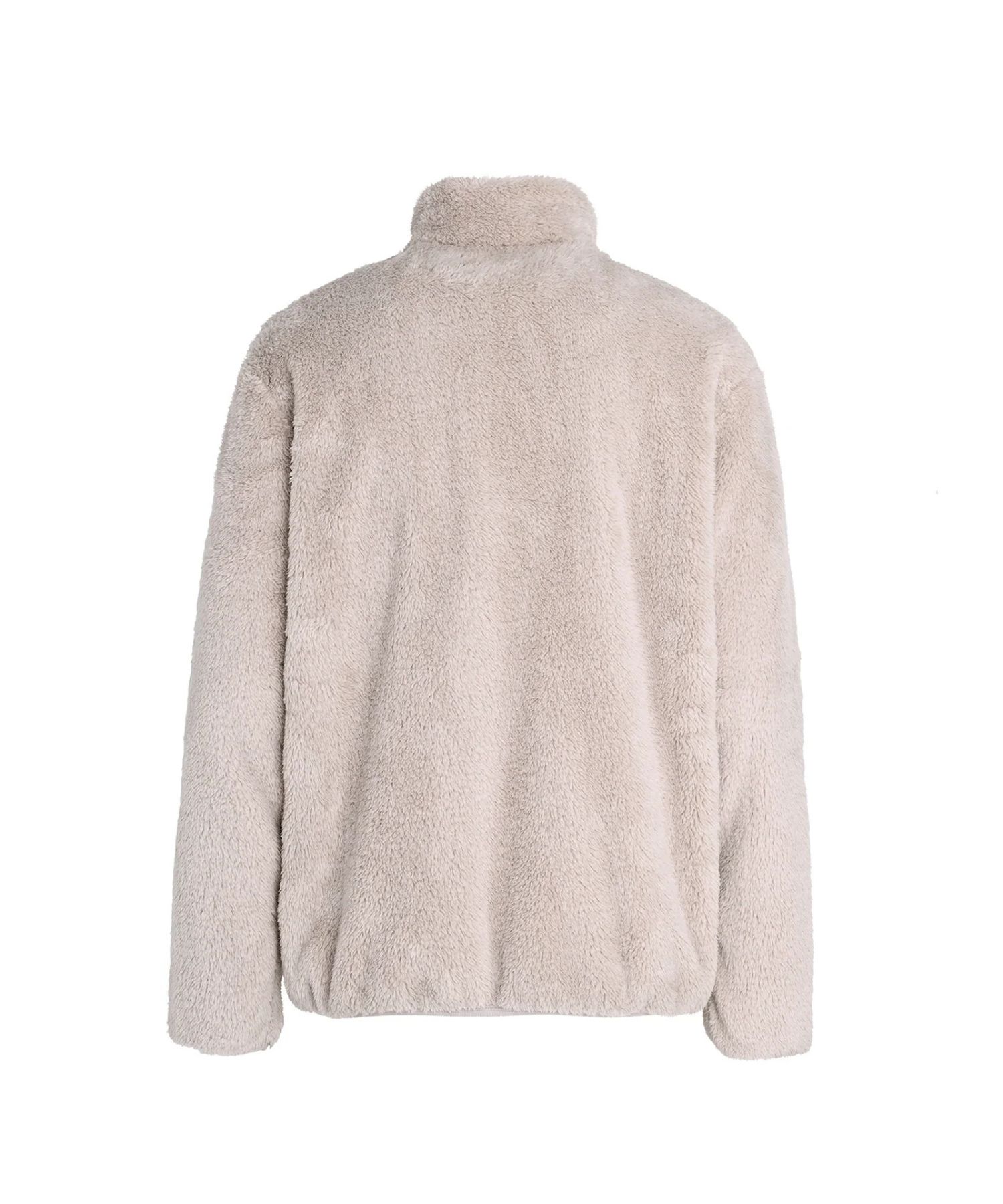 ( MENS) MONREALE モンレアレ ボアブルゾン ( ライトグレー) ポリエステル / スタンドカラー / ジップアップ / 柔らかい / MJXA0213033588