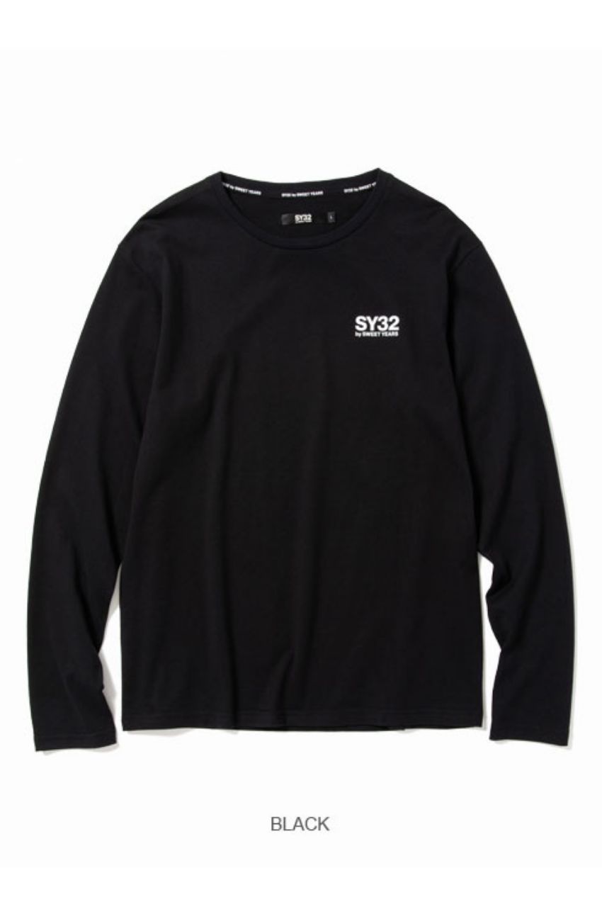 PAISLEY BACK PRINT L/S TEE