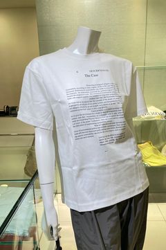 サステナブルロゴTシャツ(ホワイト)綿100% / ウォッシャブル