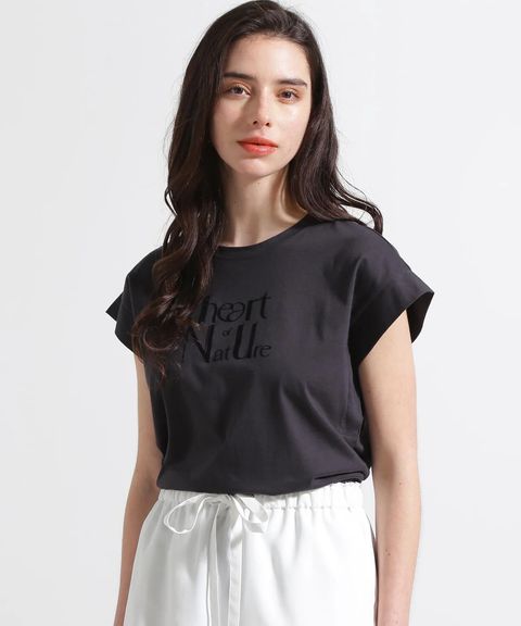 "The Art of Nature" Tシャツ (グレー) / 綿 100% / ウォッシャブル / ストレッチ / 0315160418