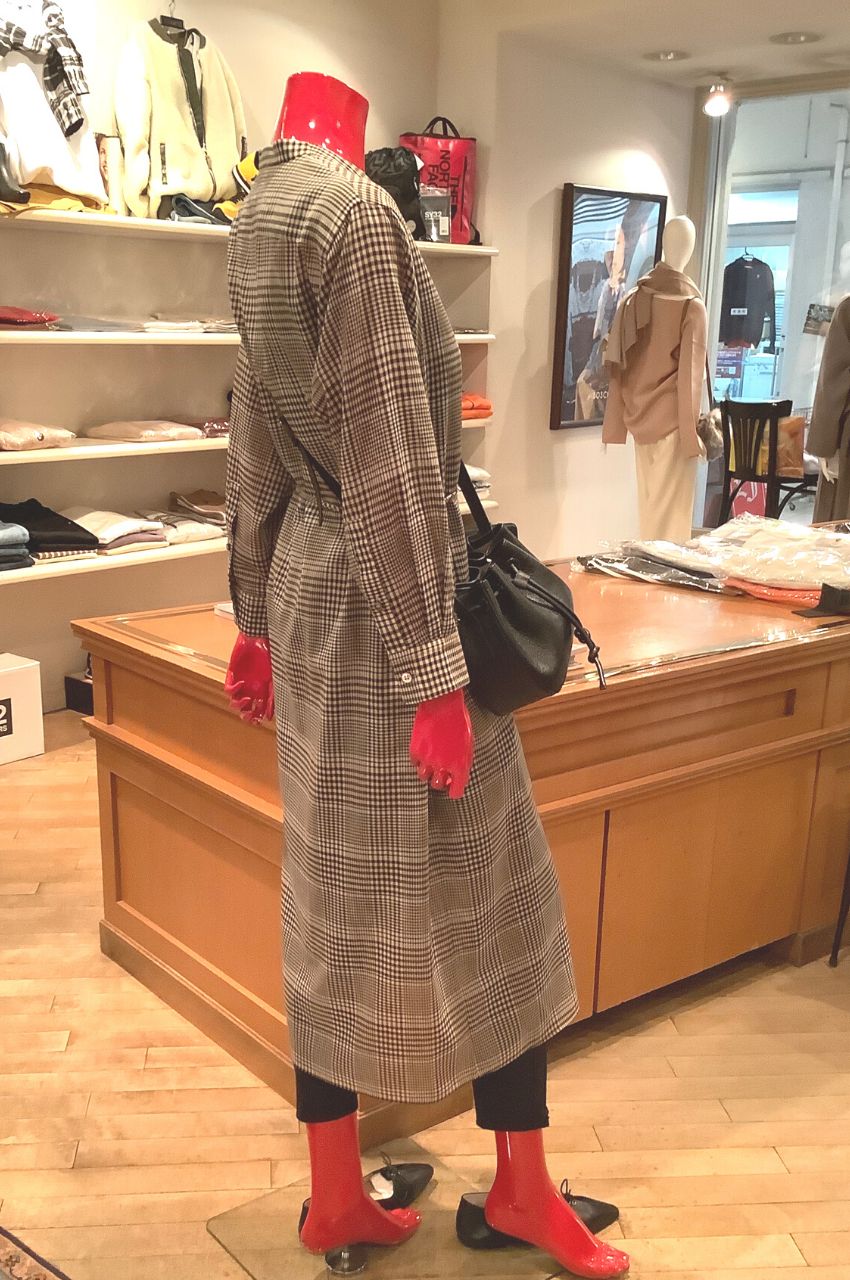 Roswell Shirting V Plcket Shirtdr / シャツドレス