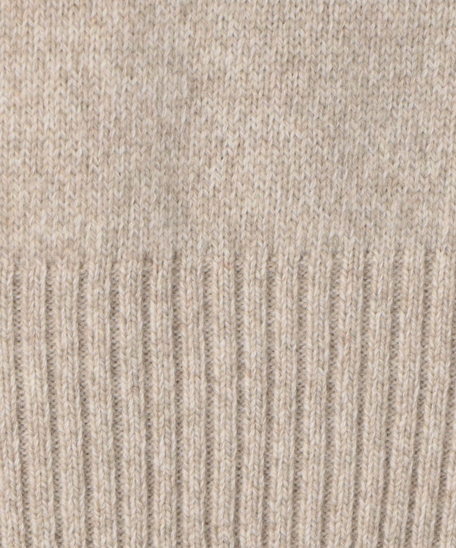 NZ LAMBS Vネックカーディガン ( ライトベージュ系 ) ウール / ドロップショルダー / 伸縮性有り / 柔らかい / 12-02-54-02205