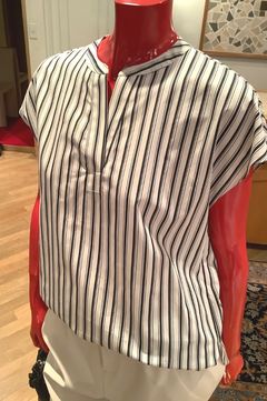 Diego Stripe Easy Popover / ストライププルオーバー