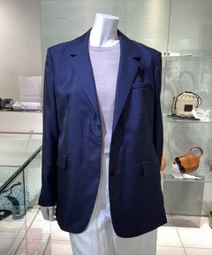 Mod Silk Twil Cinched Blazer(ノクターンネイビー)綿 / ウォッシャブル / 手洗い可 / 01-5304109