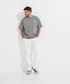 CREW OVER TEE (グレー) コットン / UVカット / 透湿性/ クルーロゴ / RC36-T-007