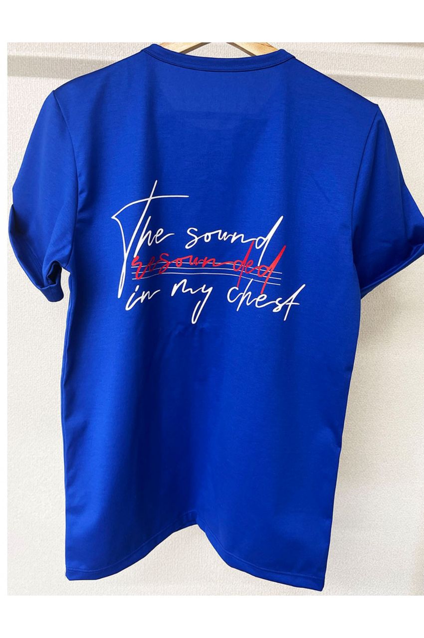 Message chest ROLL UP jersey TEE WHITE /メッセージロゴ レギュラーフィット ロールアップカットソー