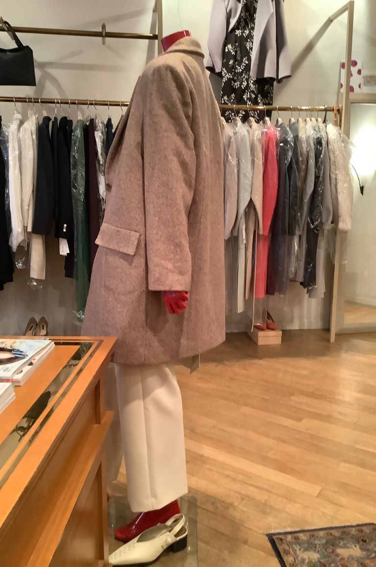 TAILORED SHORT COAT / テーラードショートコート - ベージュ - 0