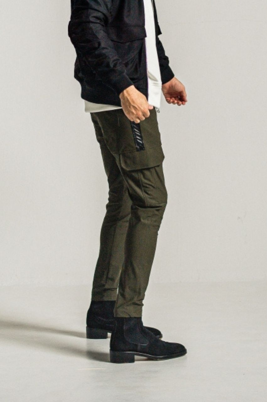 Darrell HEAT cargo PT (KHAKI) レーヨン / ストレッチ / 裏起毛 / ウォッシャブル / RC34-ST-010H