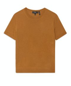 Regal Wool Sweater Tee P (ダークコニャック  ) 毛 / クルーネック / 半袖 / 通年 / 01-6101700