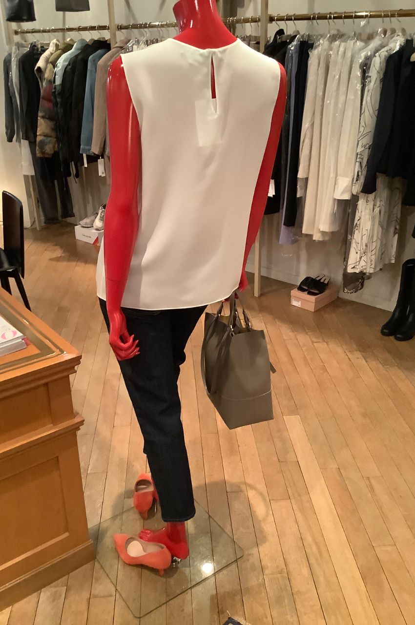Modern GGT Straight Shell / ストレートシルエットシェルブラウス