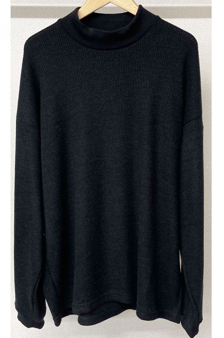 MOCKNECK OVER KNIT / モックネックドロップショルダーニット