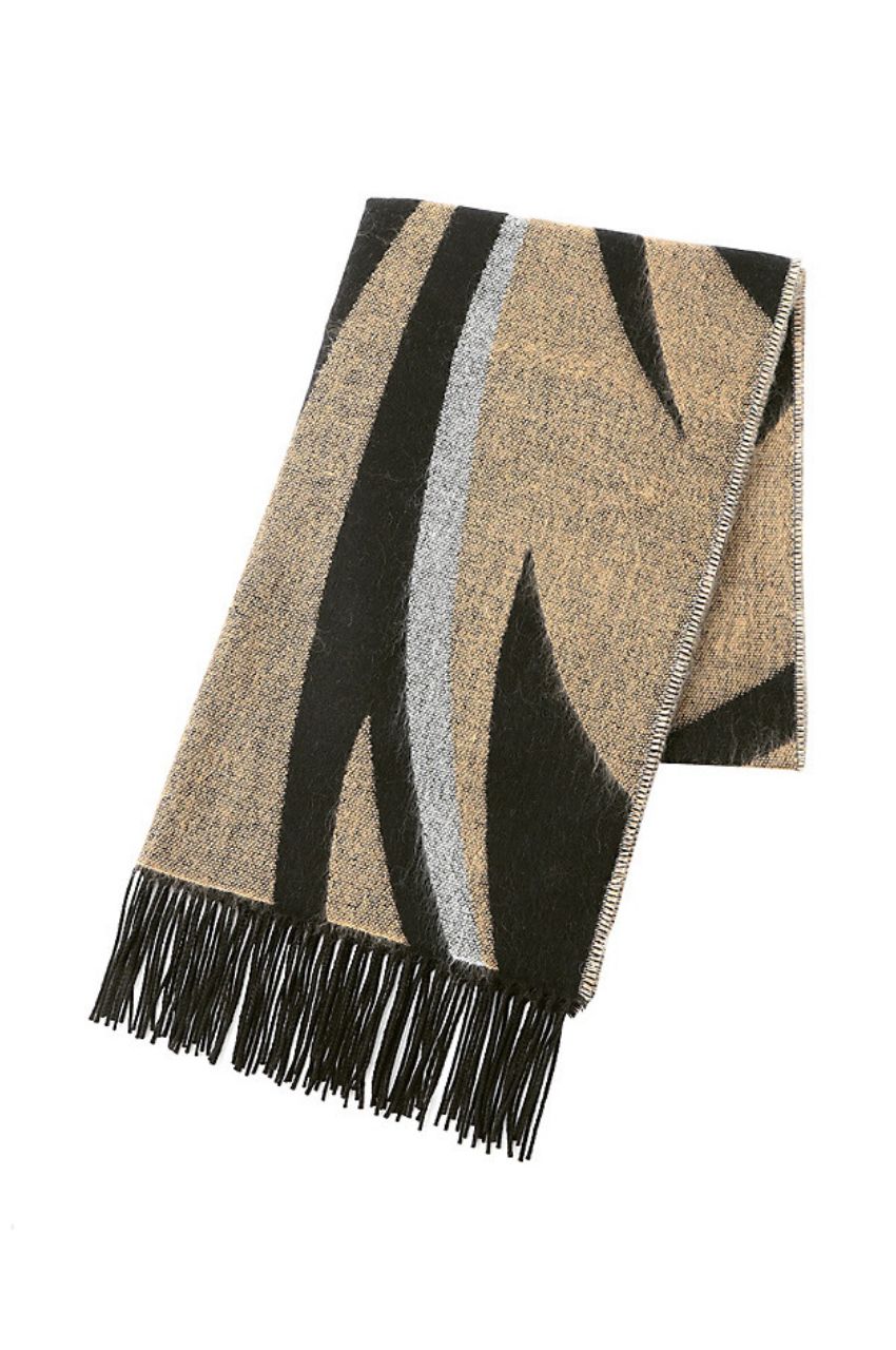 ART ZEBRA JACQUARD STALL  / アートゼブラジャカードストール